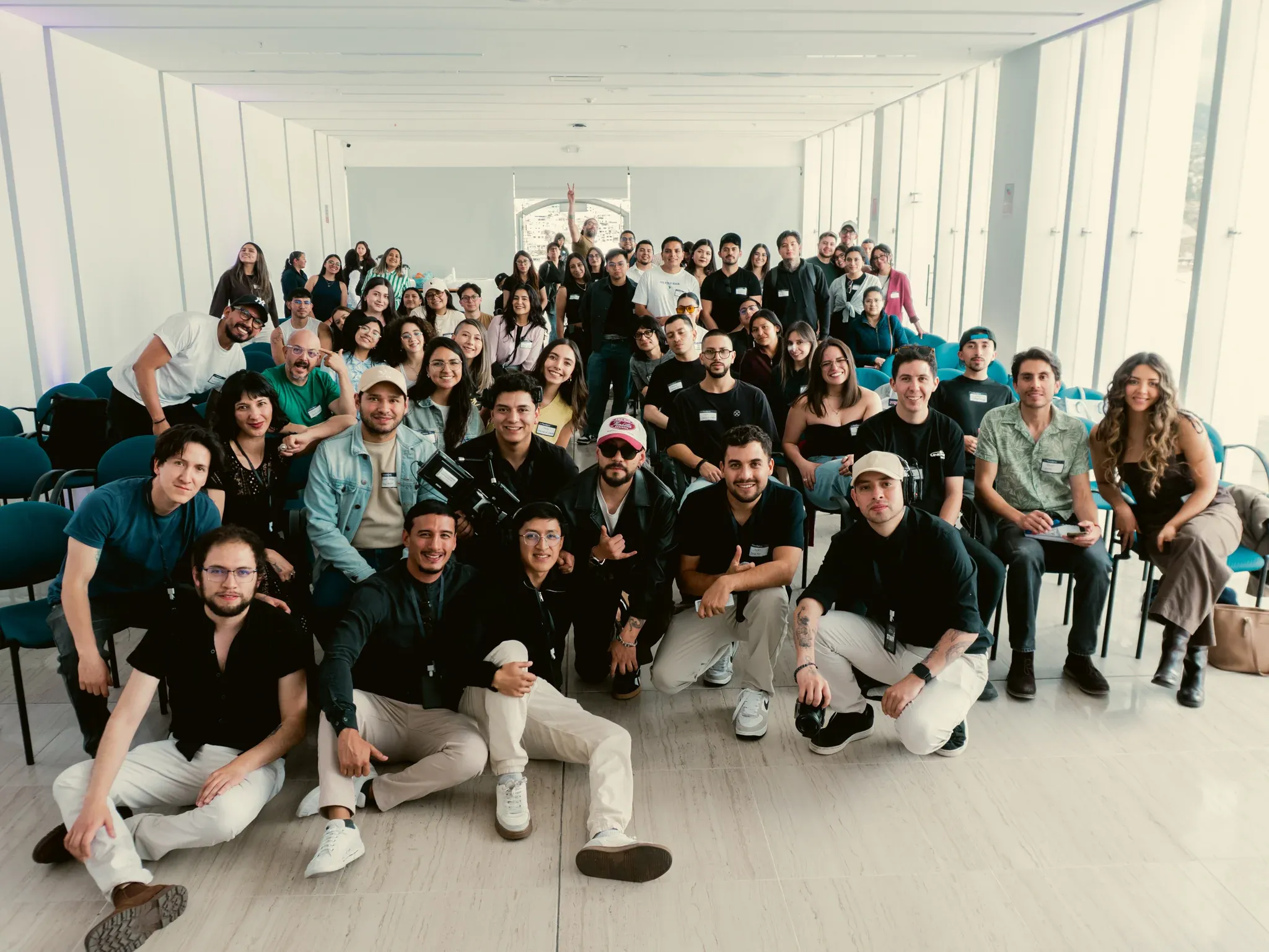 Momento de la masterclass de Dirección de Arte en Ambato